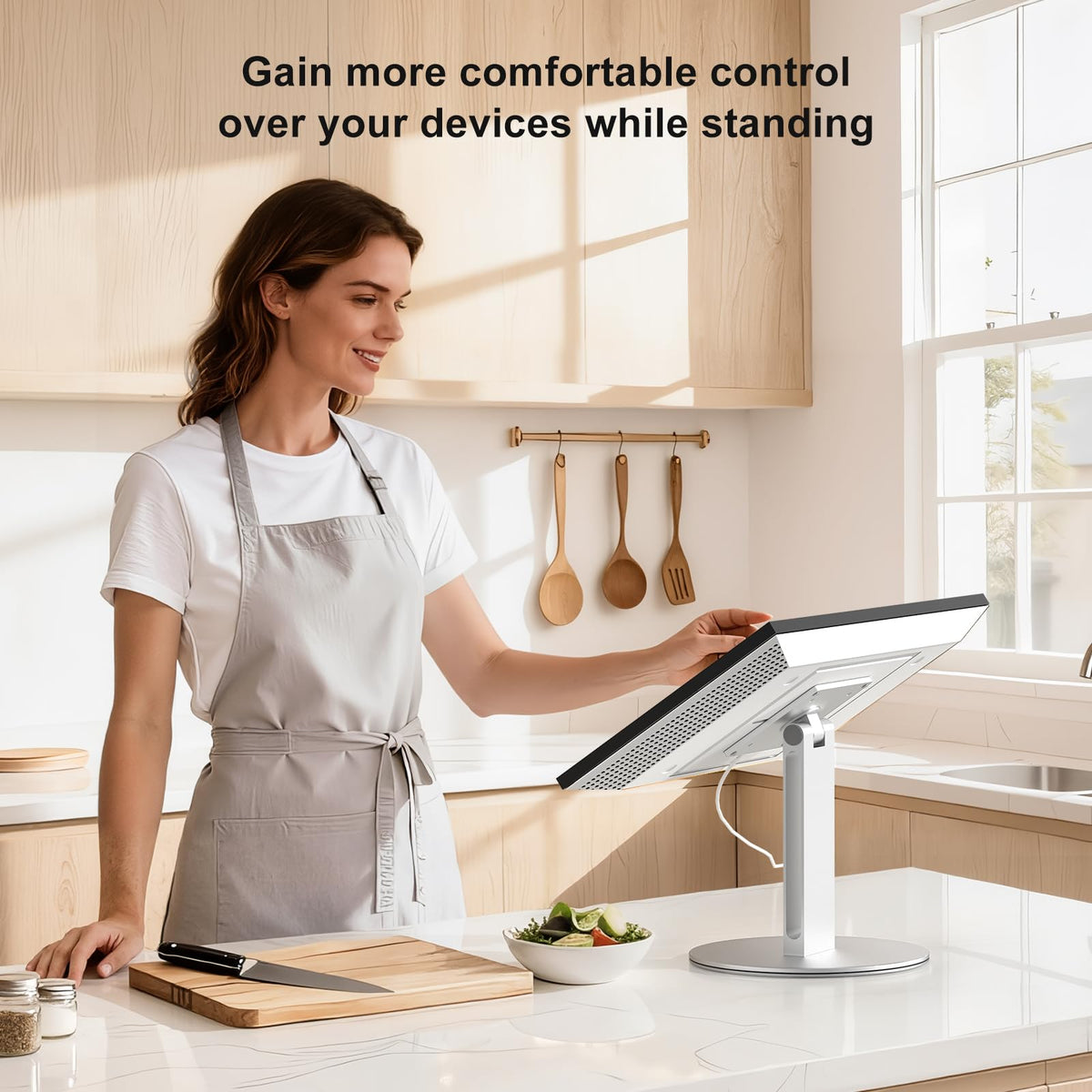 UPERGO Stand for Echo Show 21 and 15,Elevates Your Device