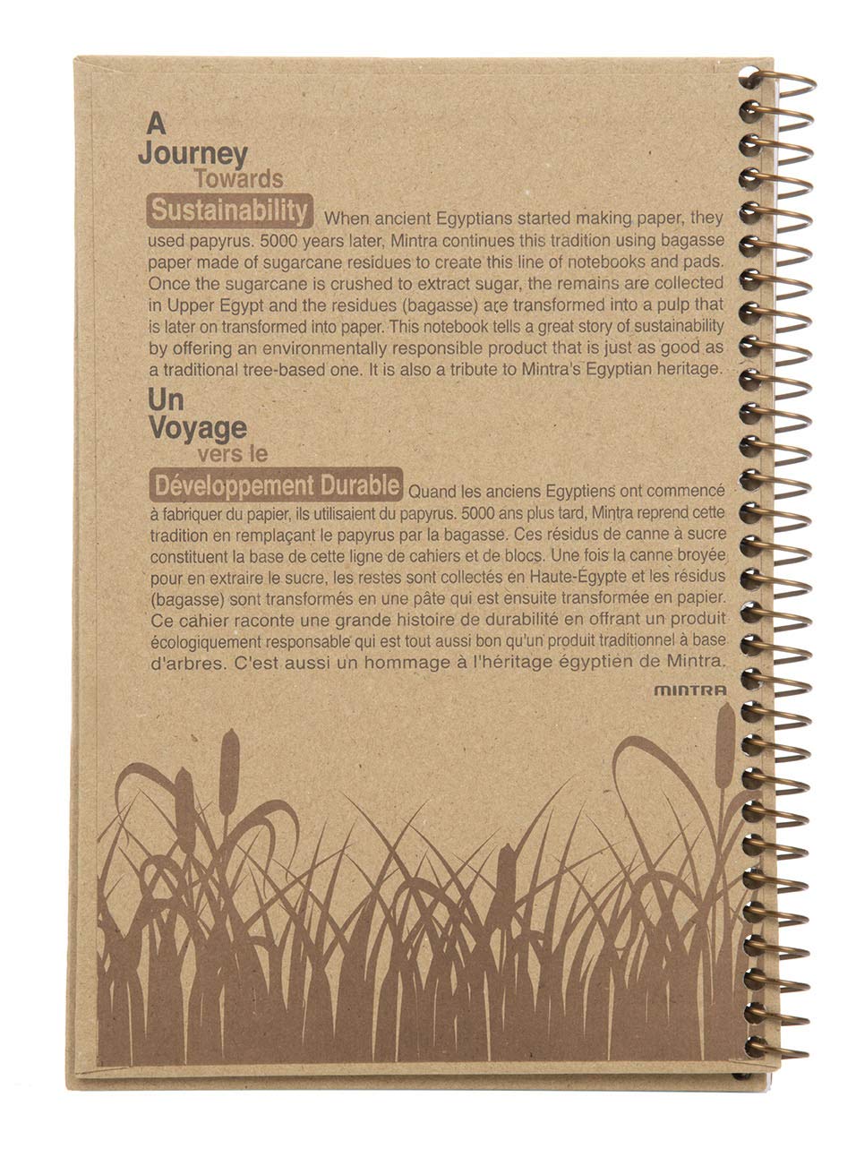 Mintra 100% Recycled Notebooks (Junior Size (6.5in x 9.5in), Plain Cover 3pk)