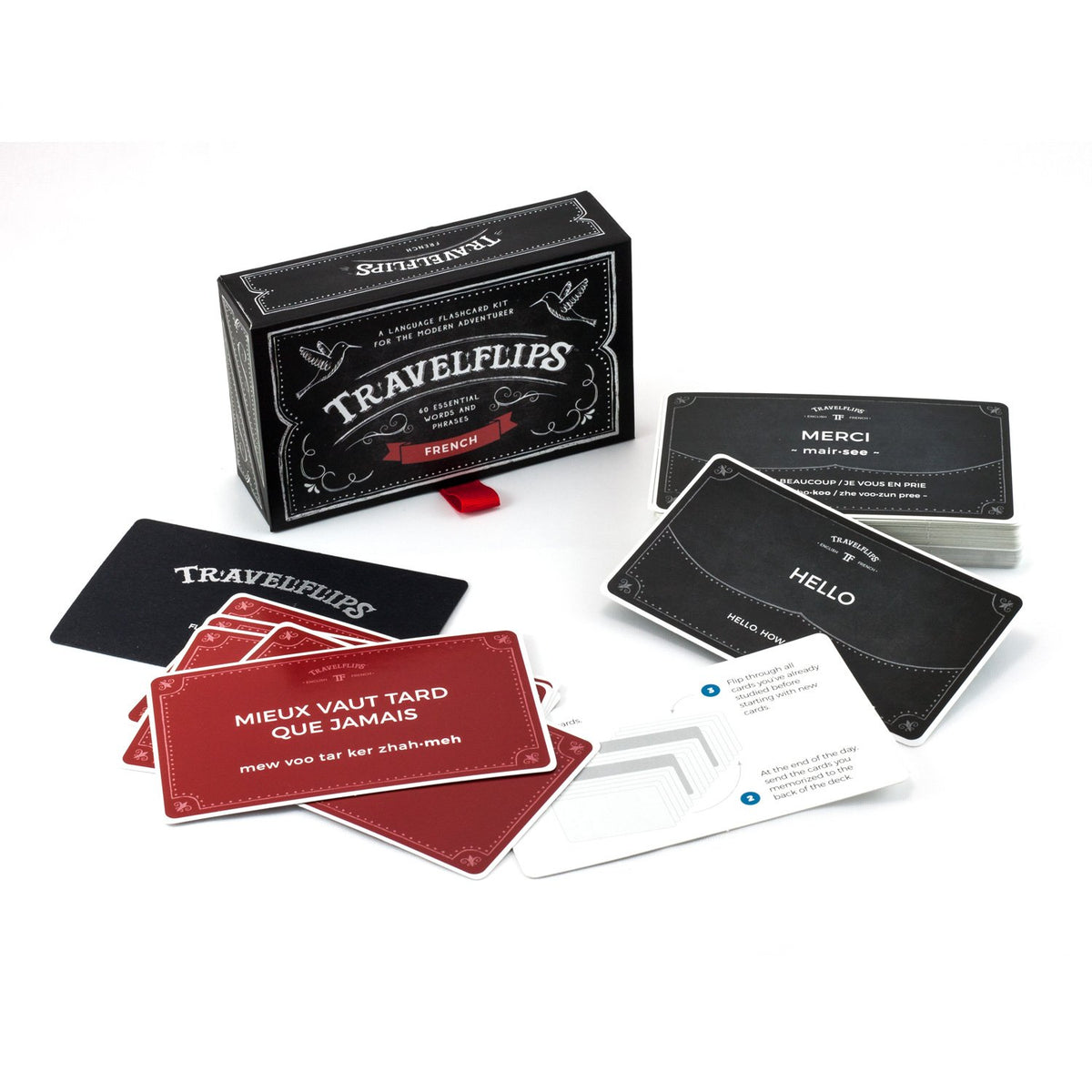 French Flash Cards – Learn French Vocabulary Words & Phrases – Basic Language Learning for