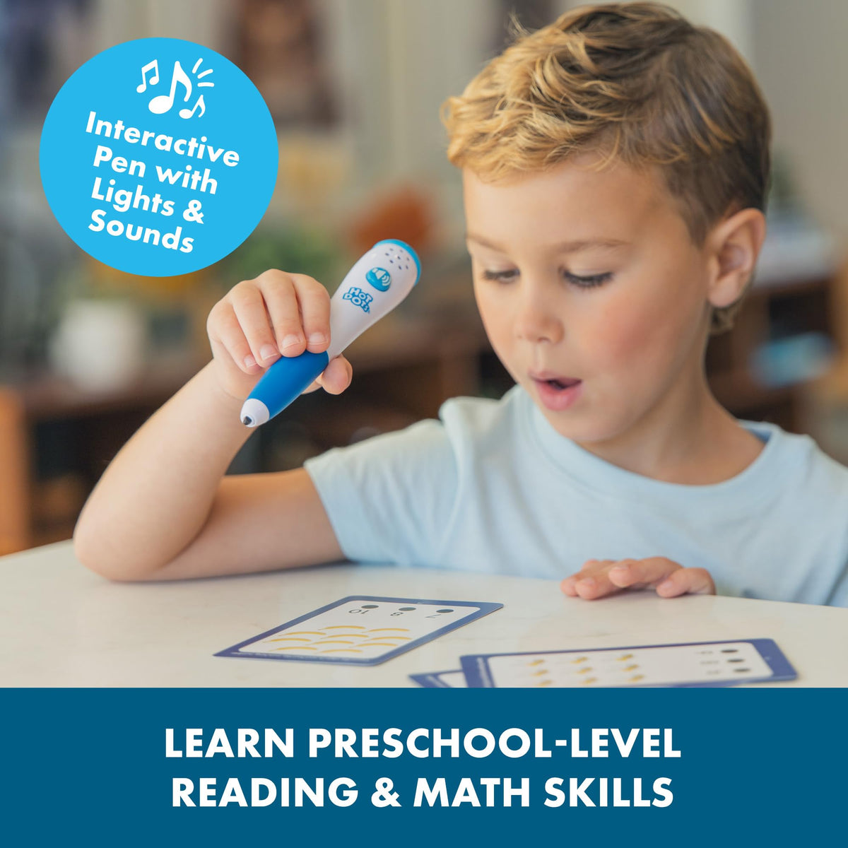 Educational Insights Hot Dots Preschool Prep Set – Toddler ABC Flash Cards with Interactive Pen