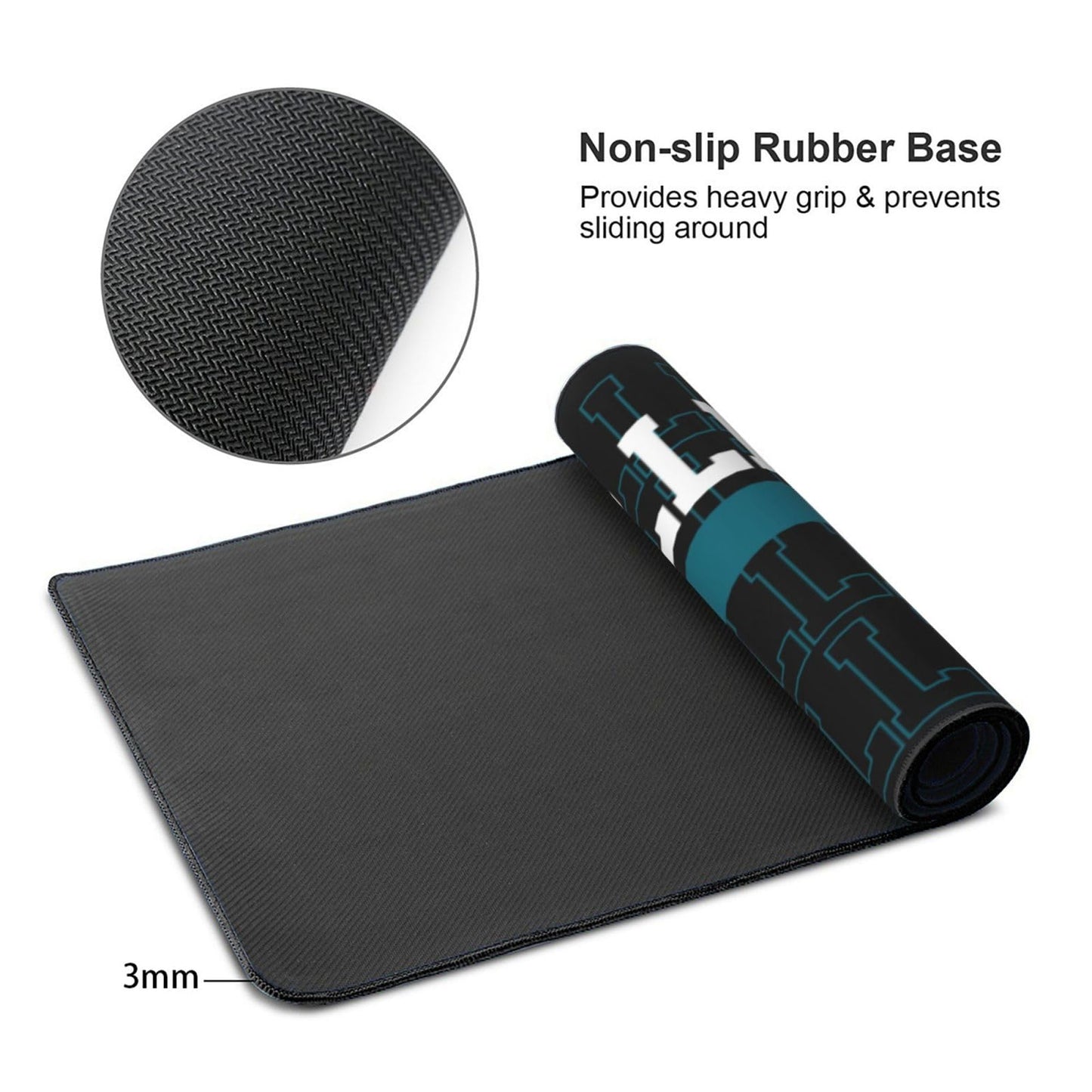 ANTKING Jacksonville Mouse Pad Custom Name and Number Desk Pad for Men Women Youth Gifts