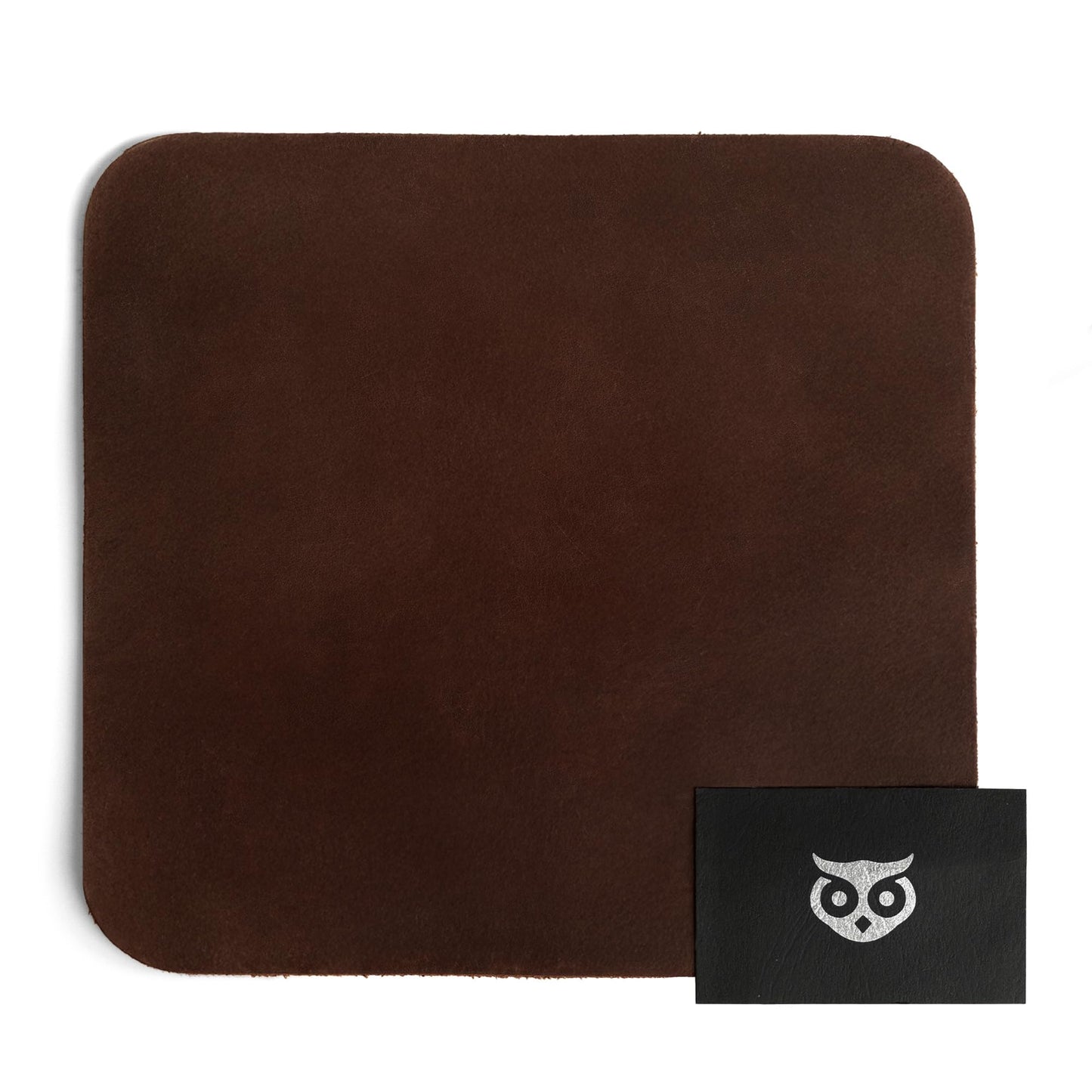 Hide & Drink Genuine Leather Mouse Pad, Anti Slip Leather Mousepad for Gaming, for Apple Magic