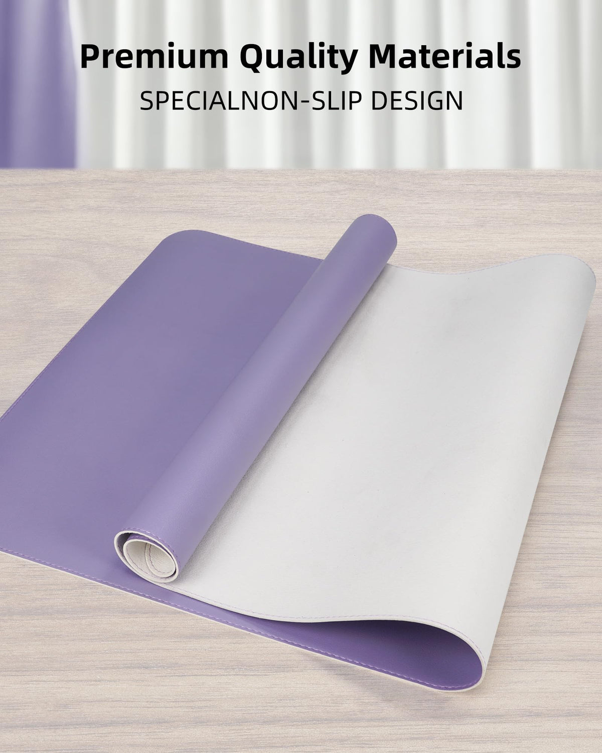 Leather Desk Pad Protector,Desk Mat,Large Mouse Pad, Non-Slip Desk Pad, Waterproof PU Leather Desk