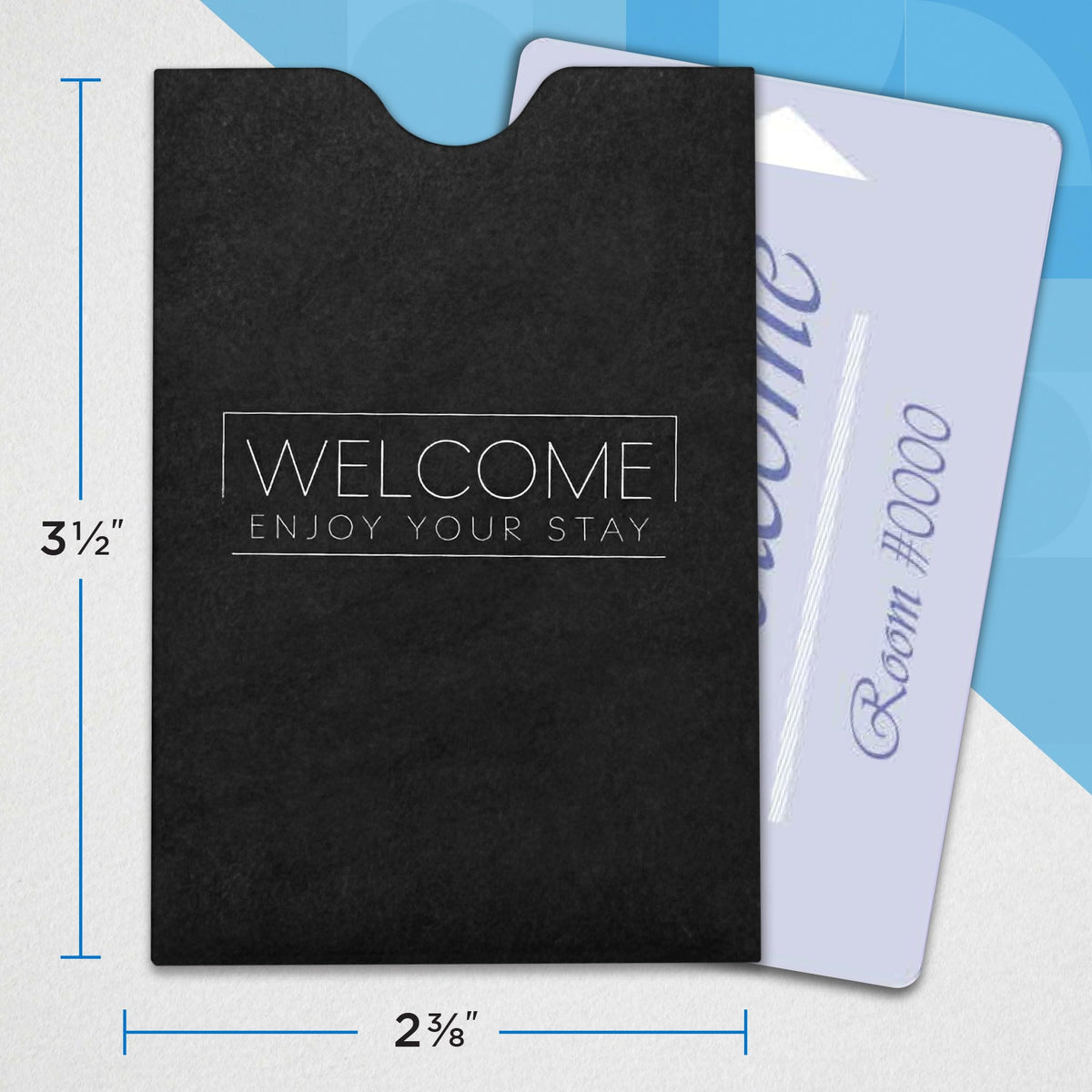 Guardian Key Card Holder Sleeves, Pack of 500 Small Envelopes for Hotel Key Cards, Gift Cards