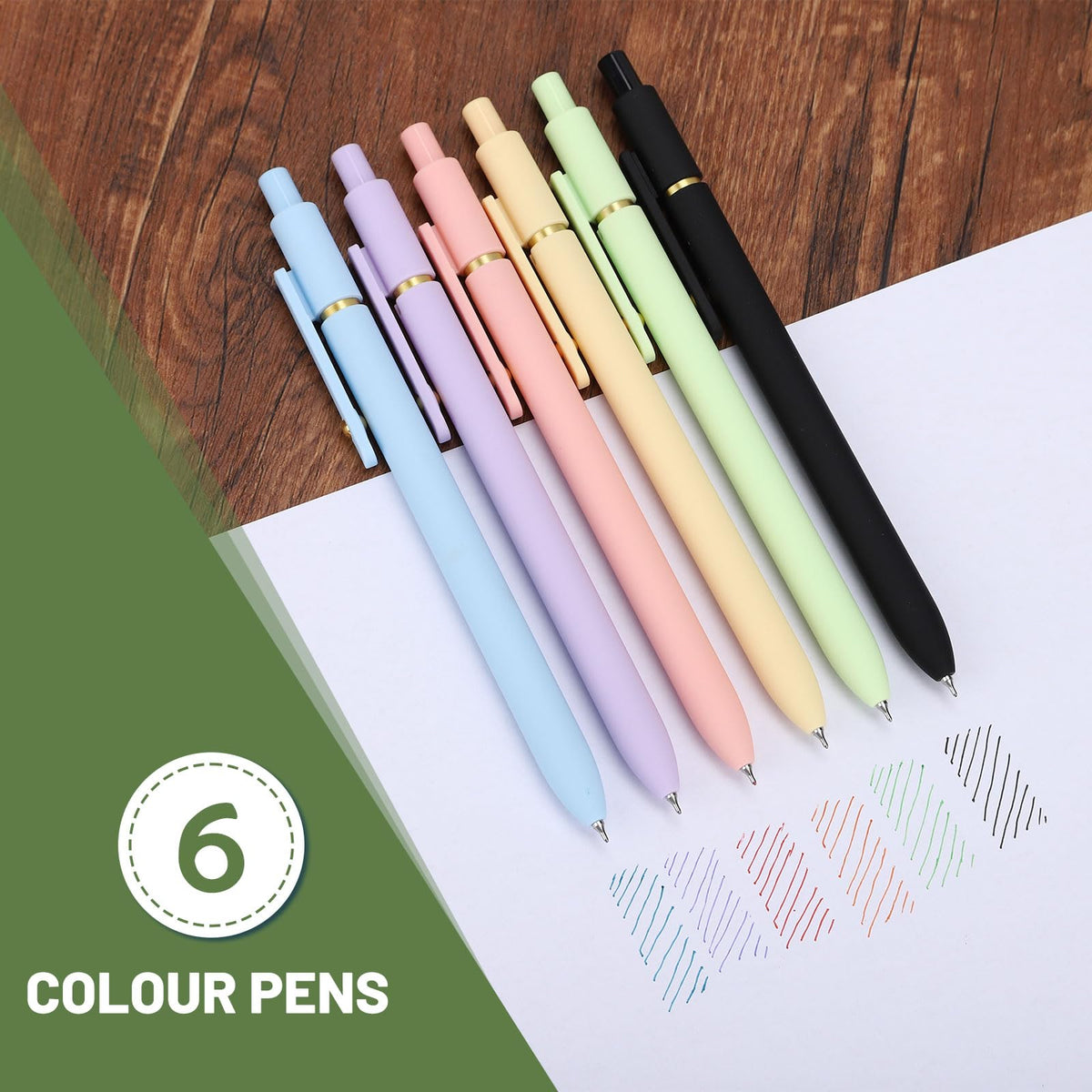 Ddaowanx Colored Gel Pens Set,0.5mm Retractable Quick Dry Ink Pens Bulk