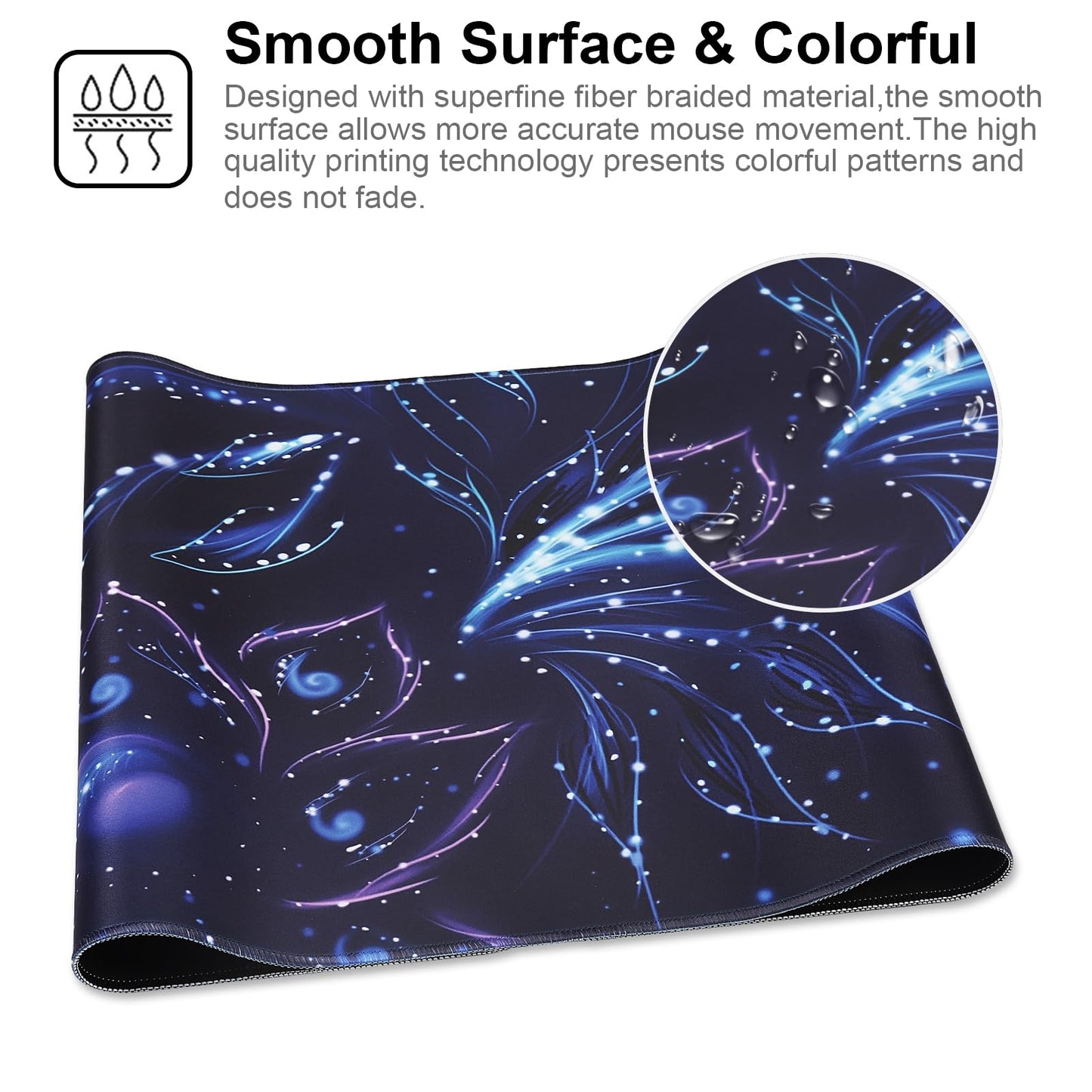 Cmhoo XXL Gaming Mouse Pad 35.4x15.7 Professional Large Mouse Pad & Computer Game Mouse Mat-90x40