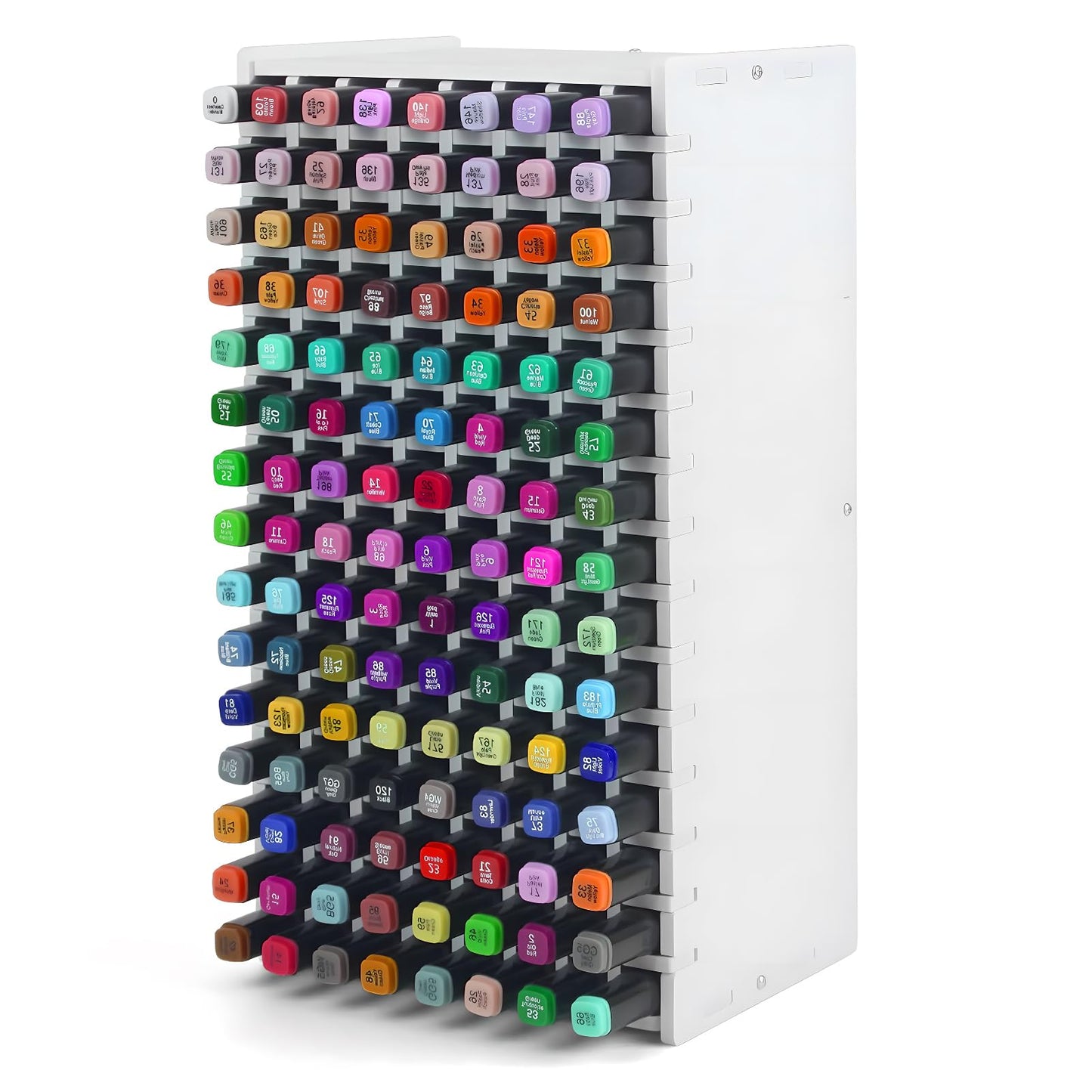 Marker Organizer,120 Slots Marker Holder Organizer with Removable Divider
