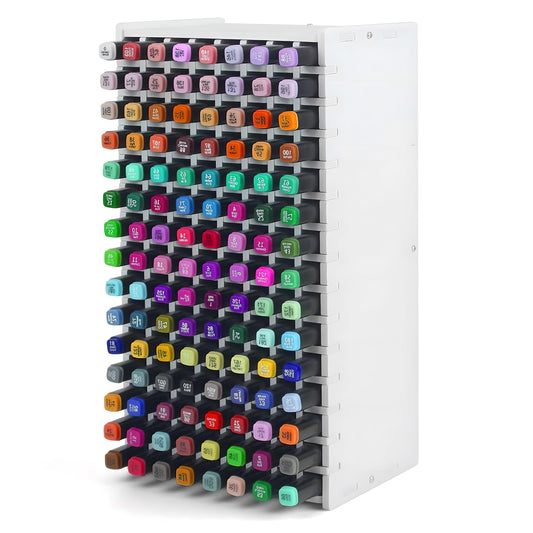 Marker Organizer,120 Slots Marker Holder Organizer with Removable Divider