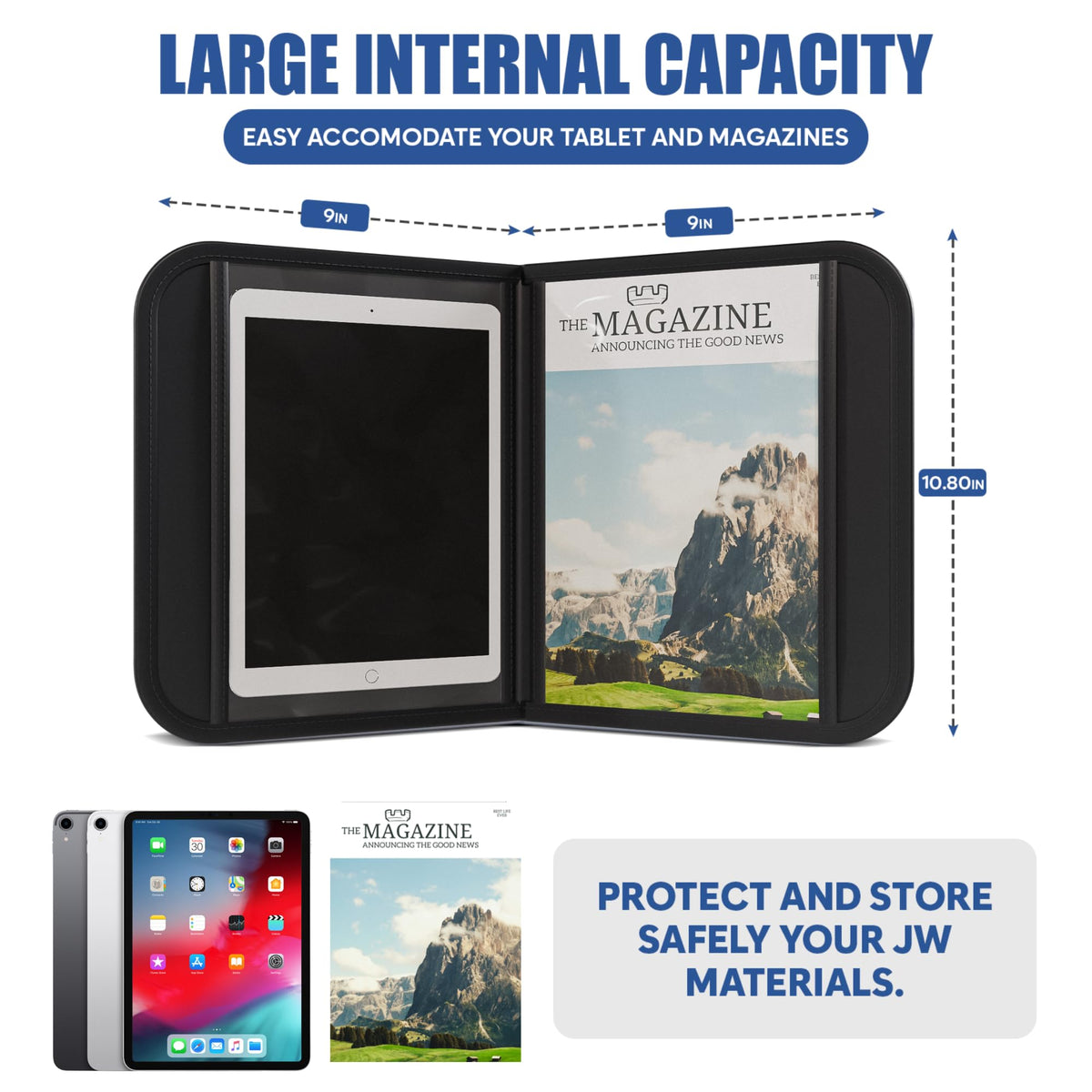 JW Tract Holders for Ministry 2026, JW Field Service Supplies, Magazine Bag