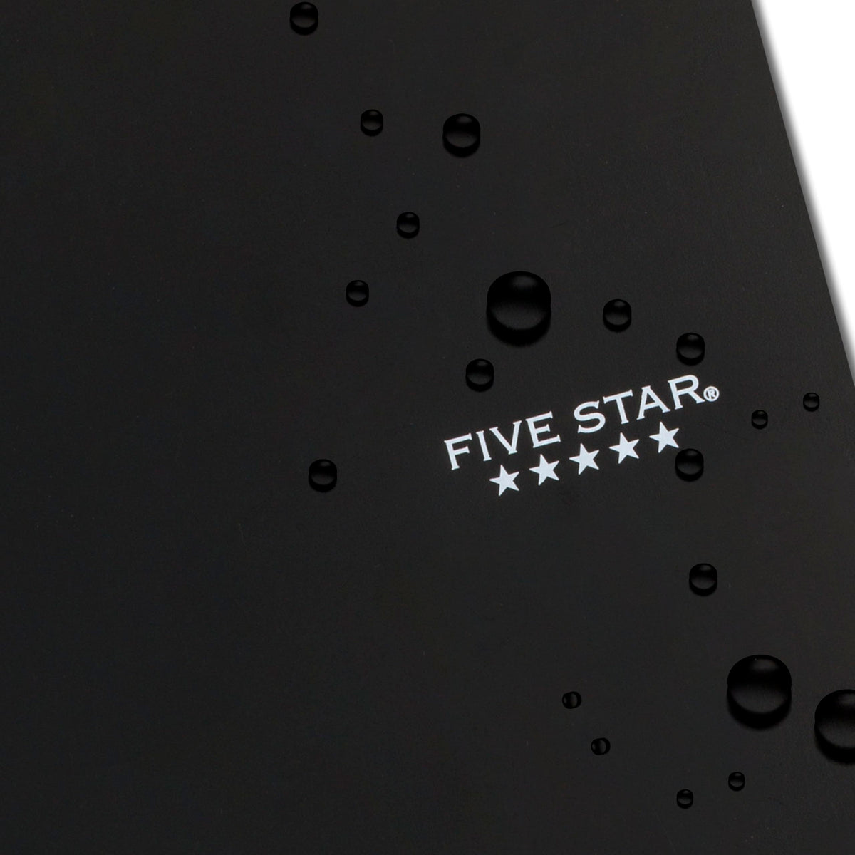 Five Star Spiral Notebook + Study App, 3 Subject, Wide Ruled Paper, 8" x 10-1/2", 150 Sheets, Black