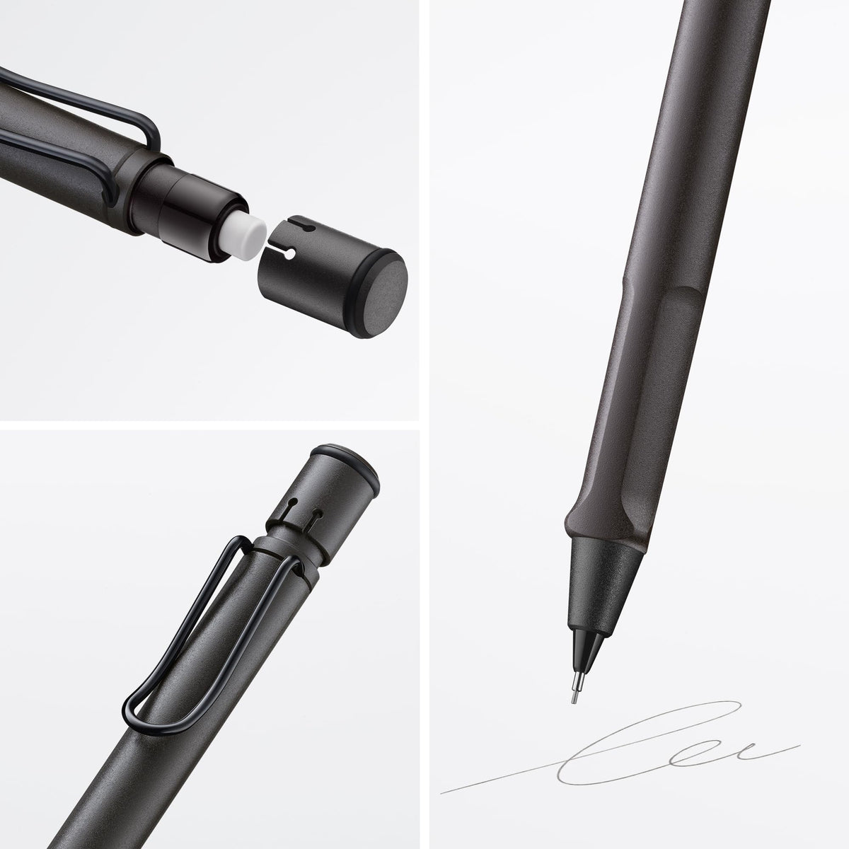 LAMY safari umbra - Mechanical Pencil with ergonomic grip & body made of robust ASA plastic - ideal
