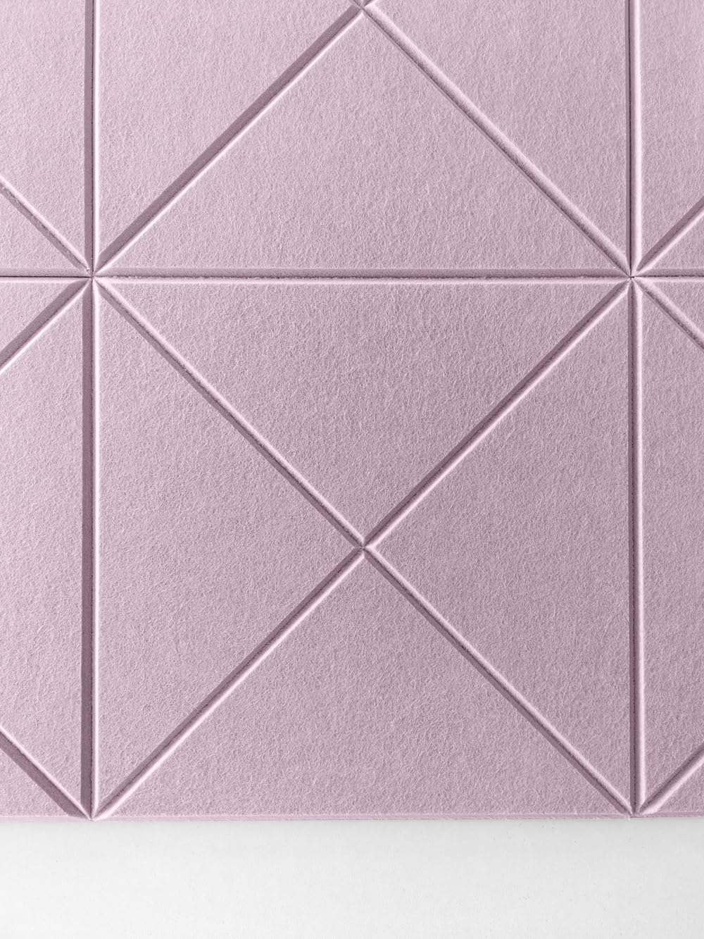 6 Pack Decorative Felt Wall Tiles (11.8” x 11.8”) - Modern Bulletin Board for Home Office &