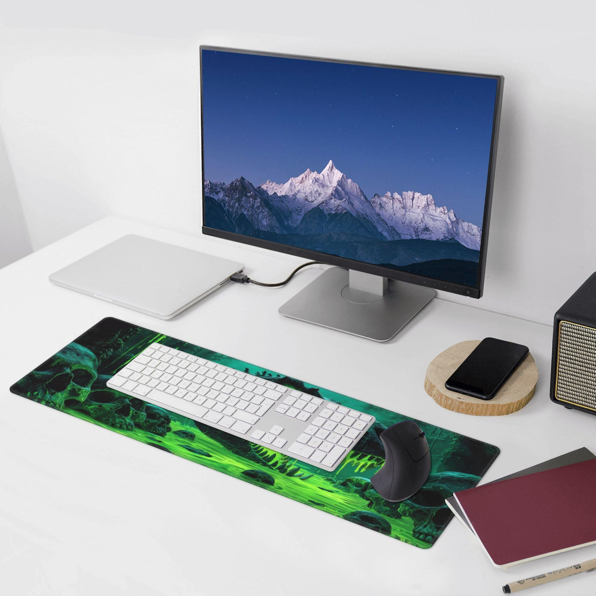 Dinosaur Mouse Pad Extended Large Gaming Mouse Pad XL Stitched Edges for Gamer Home Office 31.5 X