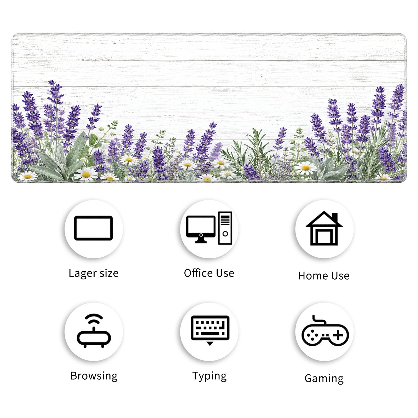 Desk Mat Large Gaming Mouse Pad + Coaster
