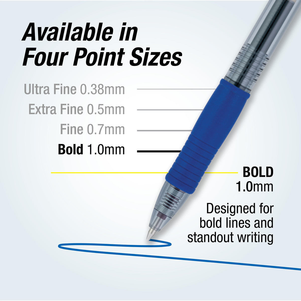 PILOT G2 Premium Gel Pens, Blue Pens, Fine Point 0.7 mm, Tub of 48