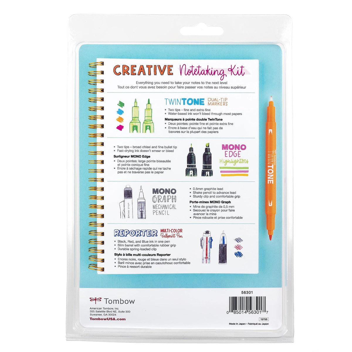 Tombow 56301 Creative Notetaking Kit