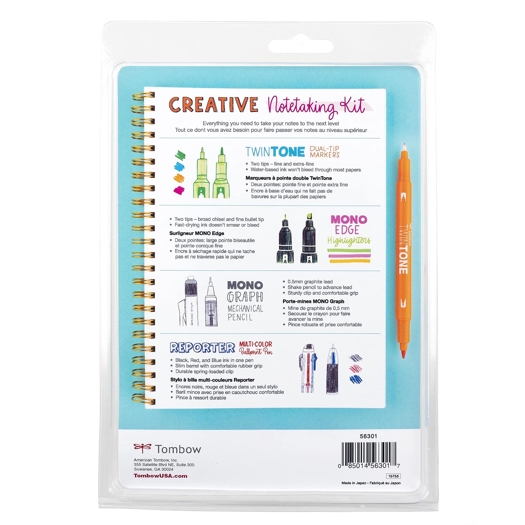 Tombow 56301 Creative Notetaking Kit