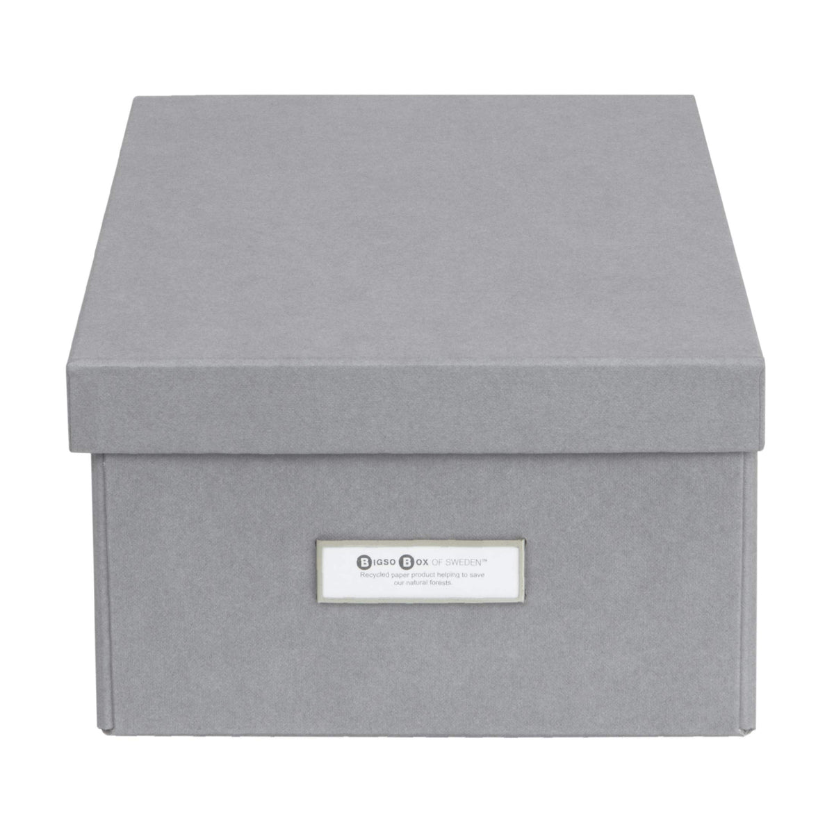 Bigso Box of Sweden Katia Collapsible Storage Box with Labelframe for Easy Identification - Simple