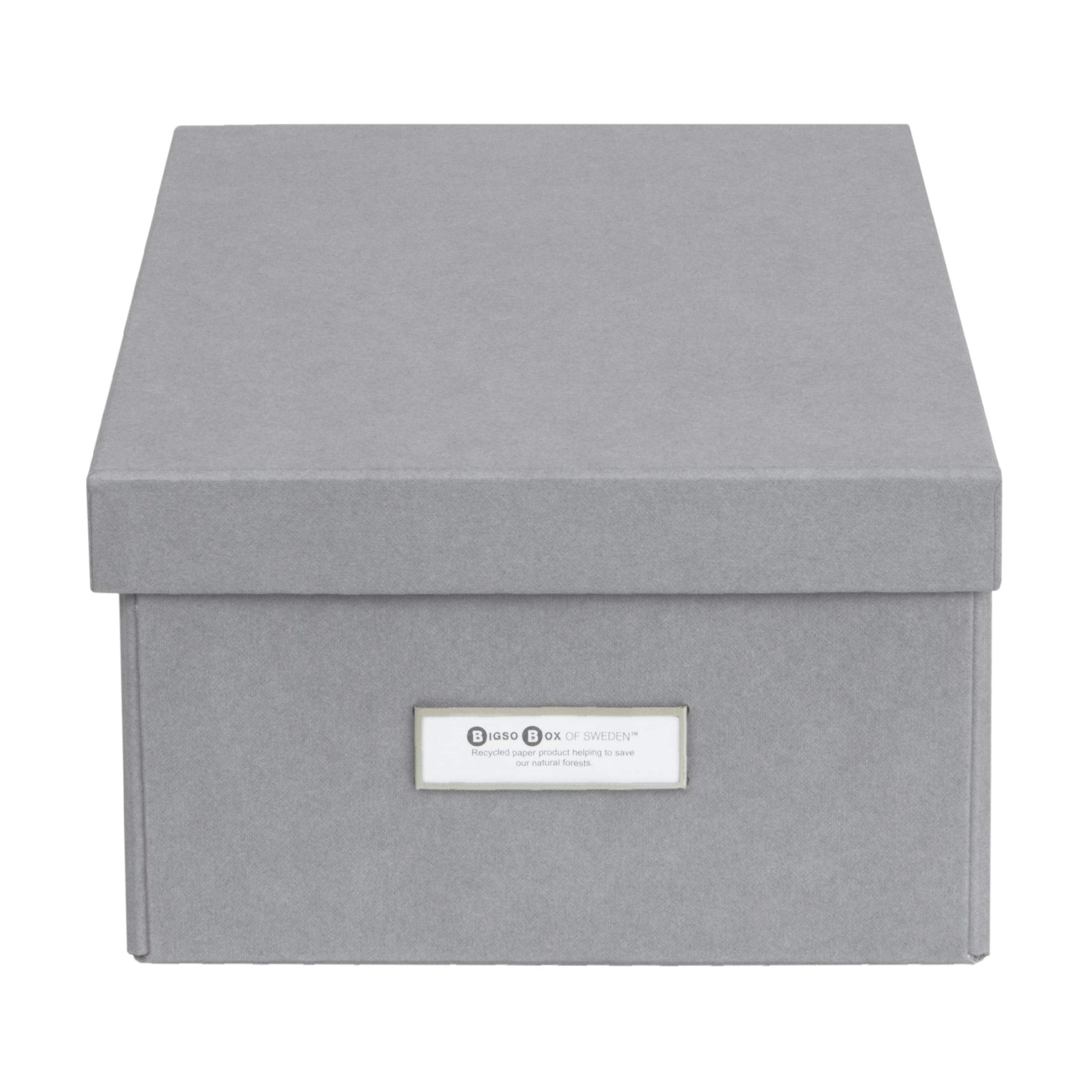 Bigso Box of Sweden Katia Collapsible Storage Box with Labelframe for Easy Identification - Simple