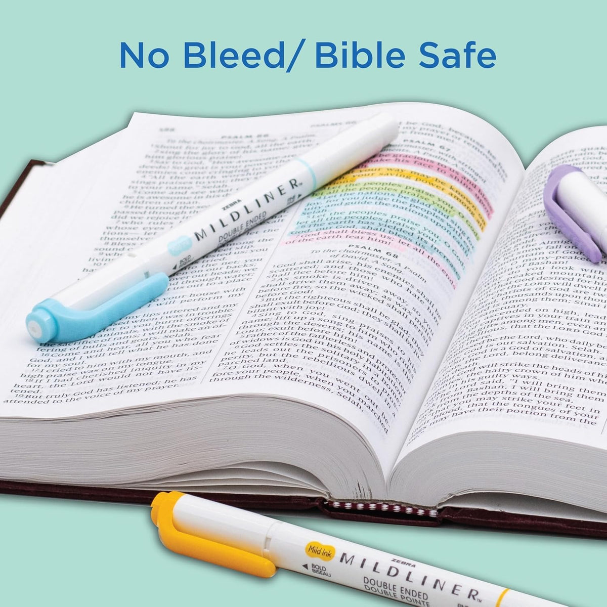 Zebra Pen MILDLINER No Bleed Highlighter, Neutral Vintage, Dual Tip, 10-Pk