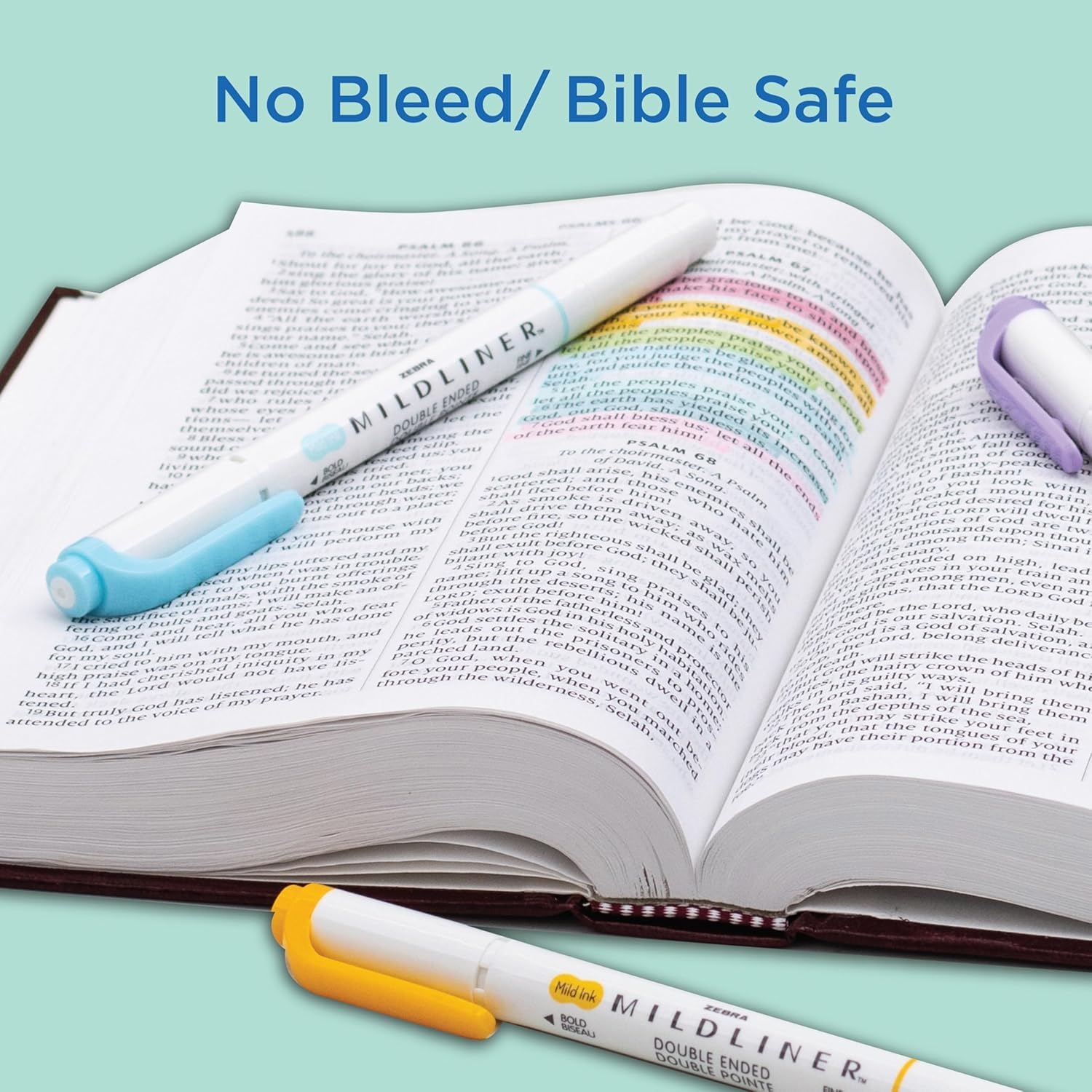 Zebra Pen MILDLINER No Bleed Highlighter, Neutral Vintage, Dual Tip, 10-Pk