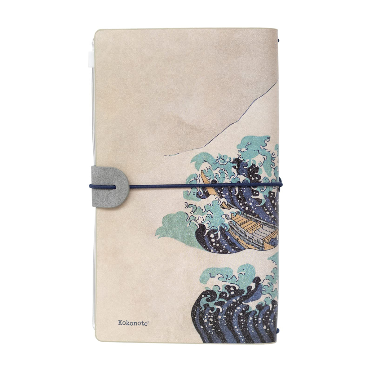 Kokonote Travelers Notebook Japanese Hokusai| Travel Pocket Notebook | Travel Journal For Women |