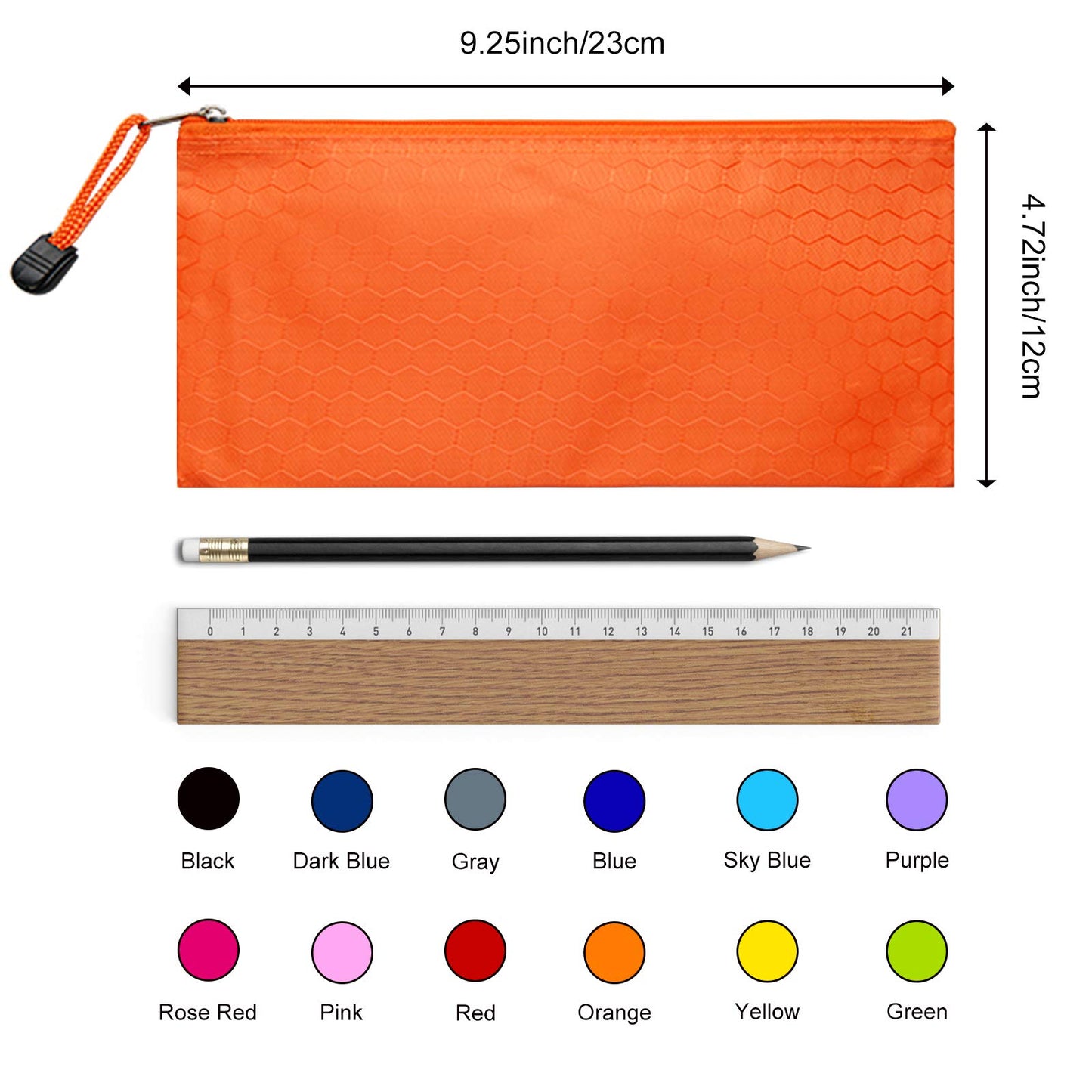 LABUK 29pcs Zipper, Small Zipper, Waterproof, for Travel Cosmetics 12 Colors