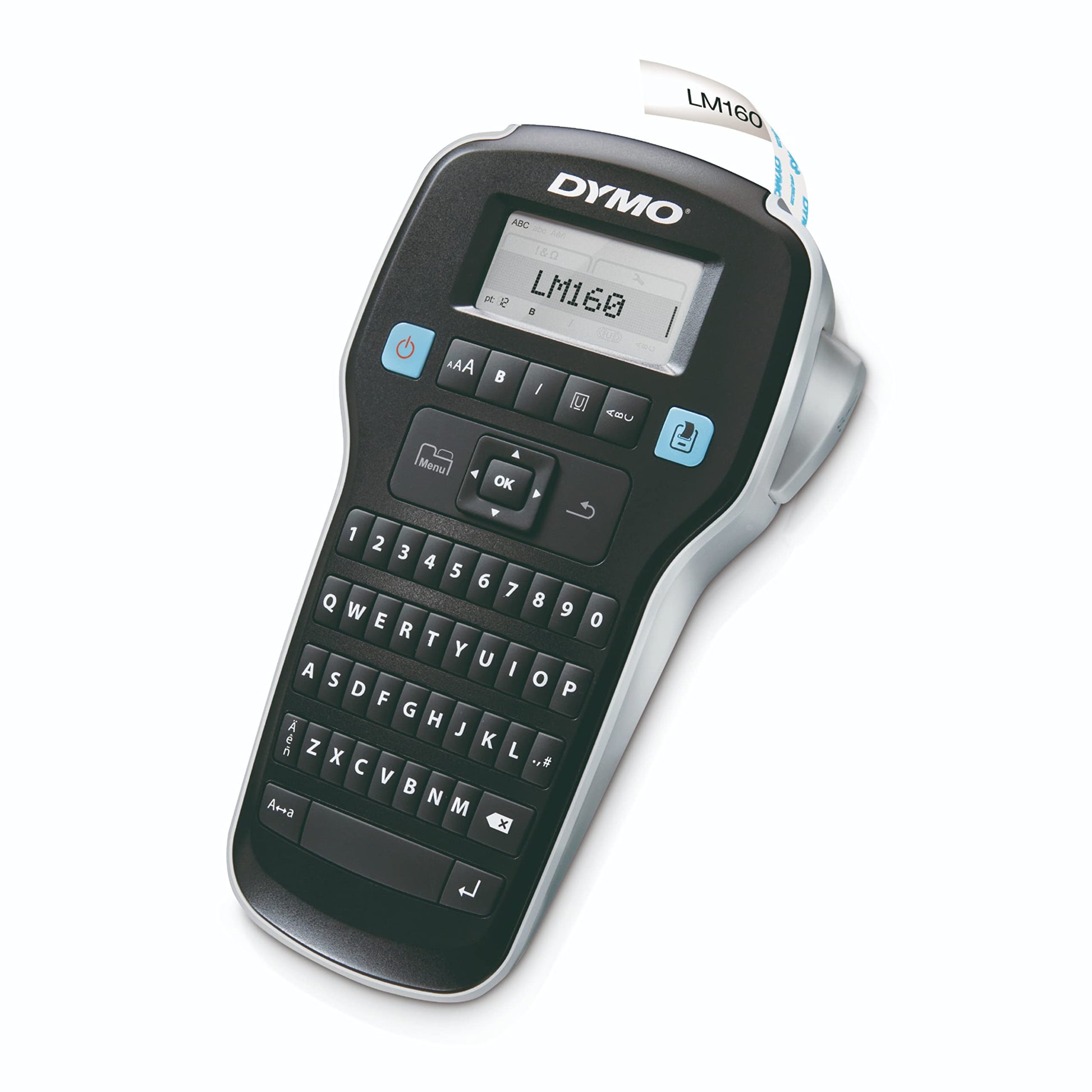 DYMO Label Maker LabelManager 160 Portable Label Maker, Easy-to-Use, One-Touch Smart Keys, QWERTY