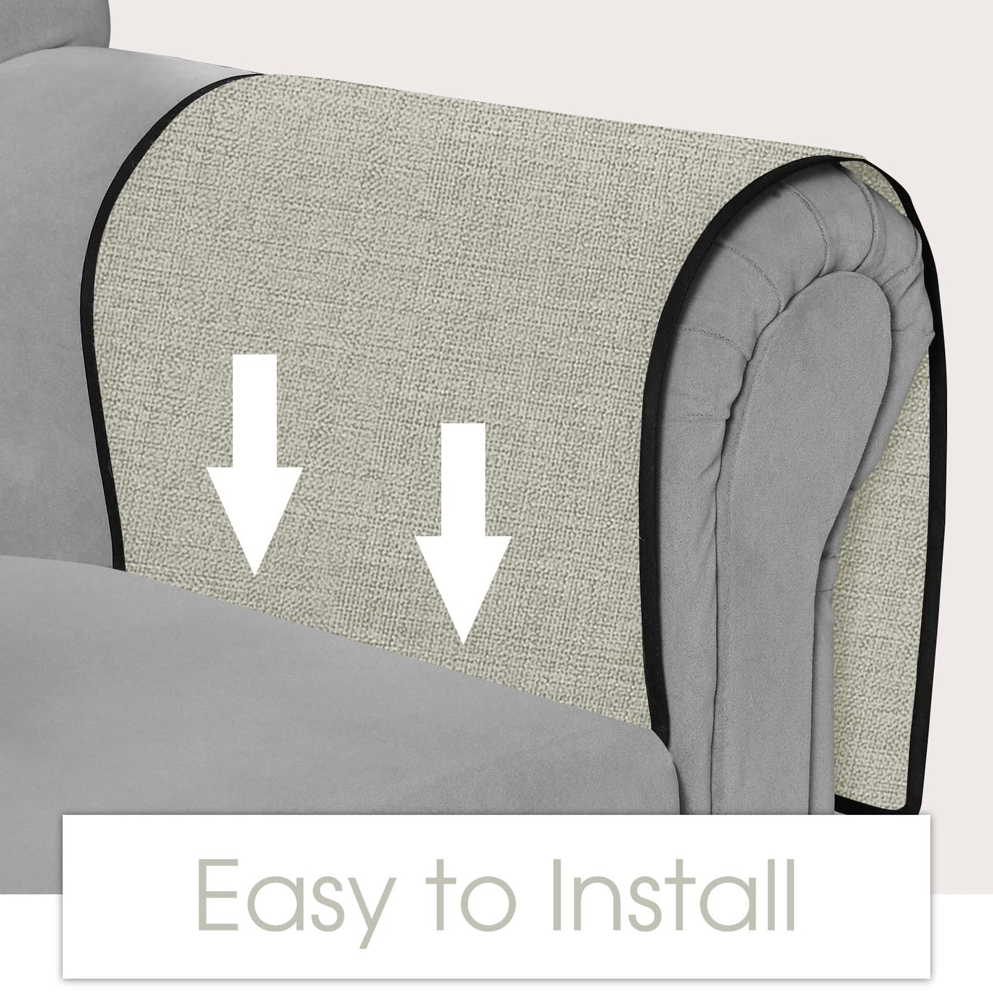 Joywell Remote Control Holder Armchair Caddy Armrest Organizer Silver Grey