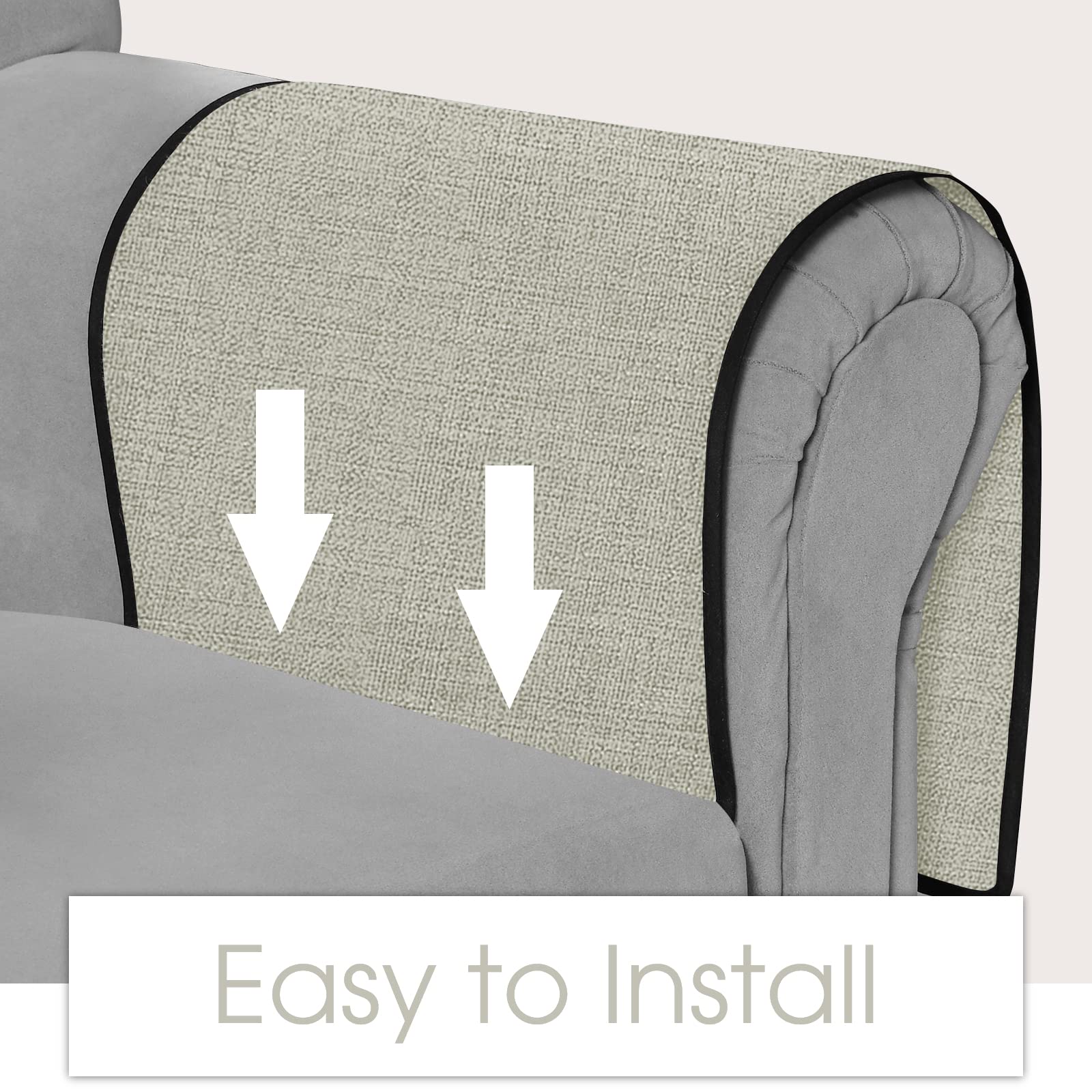 Joywell Remote Control Holder Armchair Caddy Armrest Organizer Silver Grey