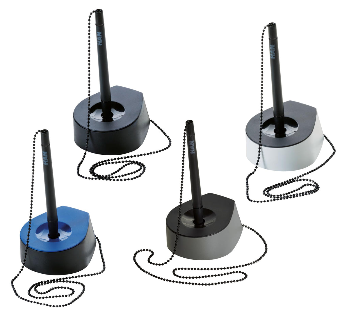 HAN Salsa Ballpoint Pen Stand with Chain Heavy Duty Design