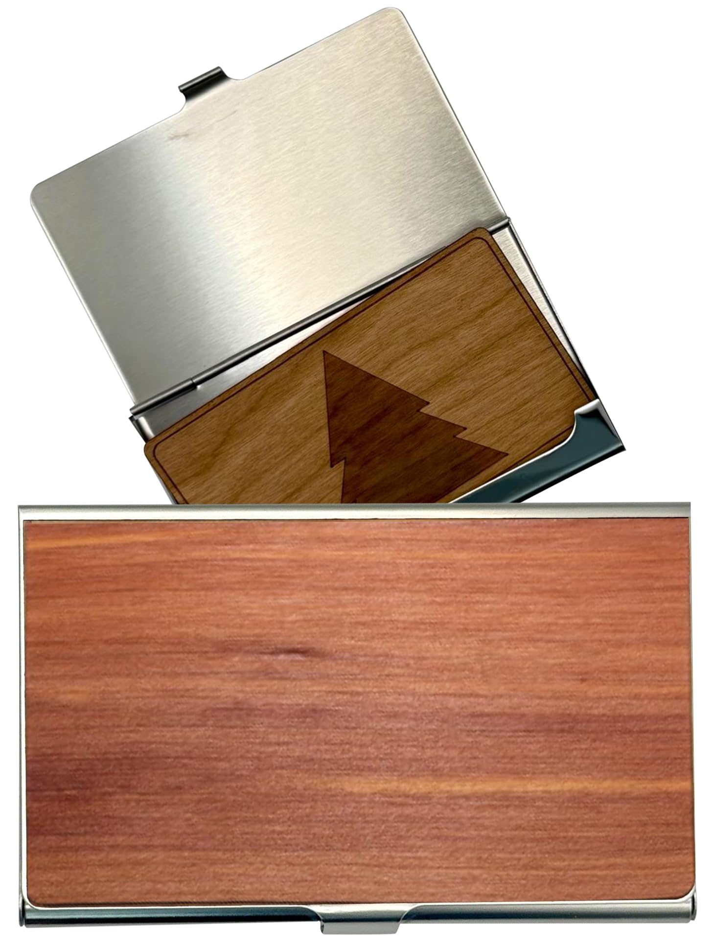 WUDN Handcrafted Business Card Holder Wallet For Men and Women | Holds Up to 20-25 B-Cards or 8-10