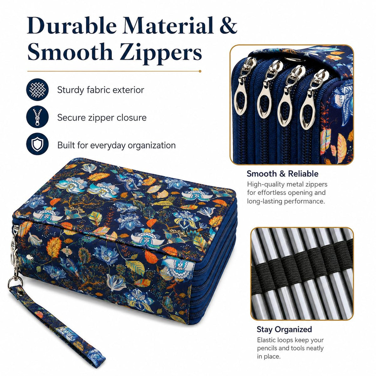 Lbxgap 184 Slots Colored Pencil Case Organizer, 4 Layer Bag