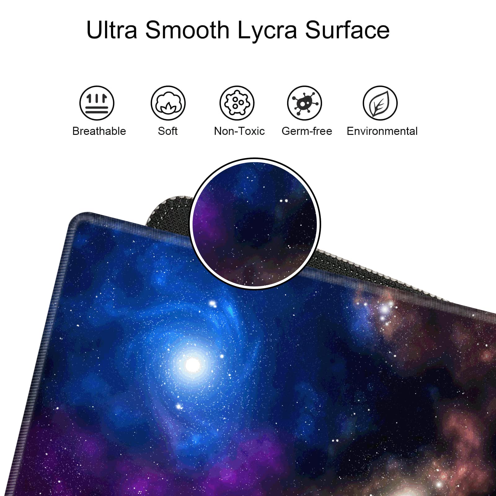 Galaxy Desk Mat 36x24 Mouse Pad Gaming Mousepad Large Giant Desk Pad XXXL Mouse Mat Huge Oversized