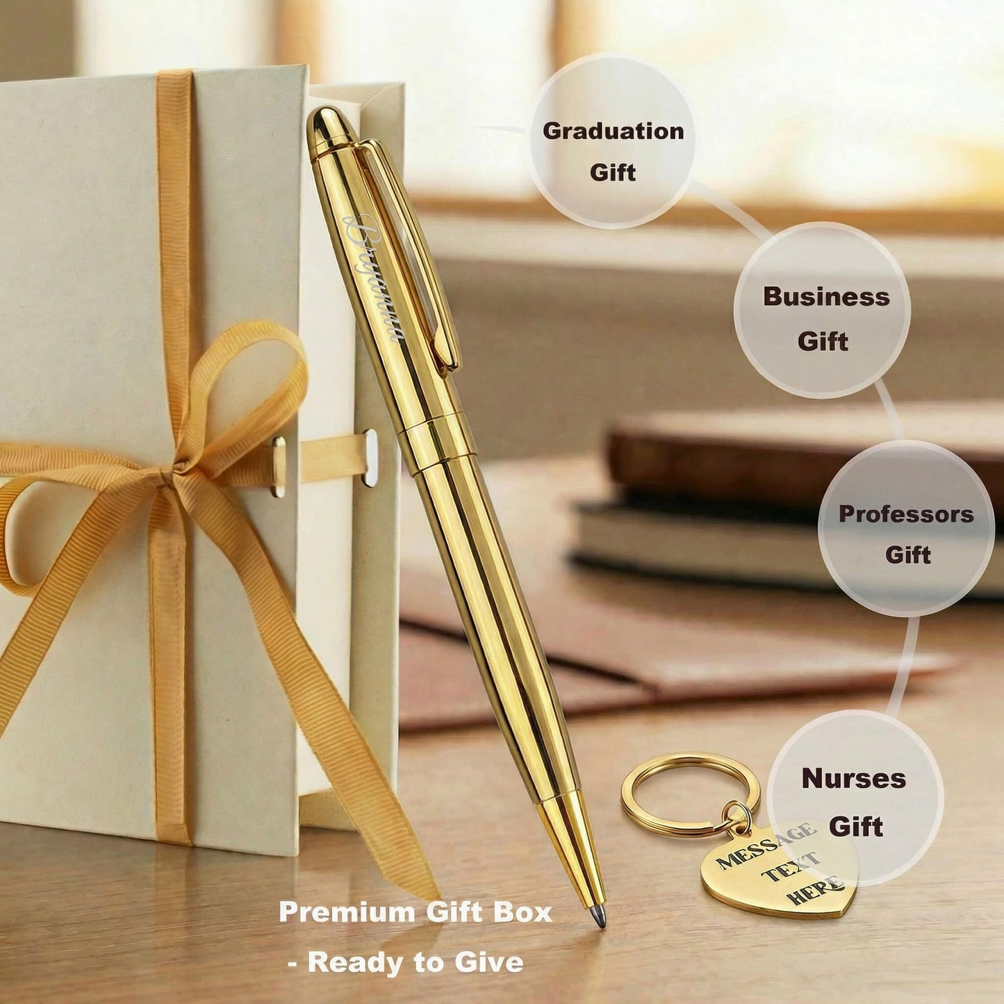 Yastar Personalized Ballpoint Pen Nice Gift for Friends/Teacher/Manager