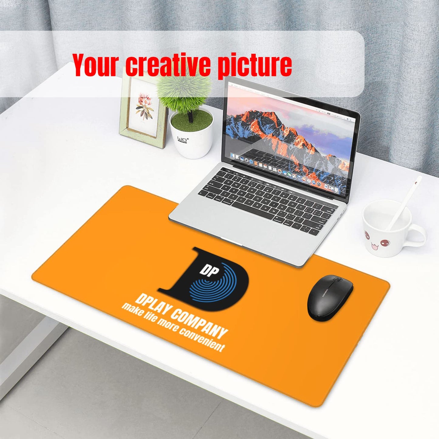 Custom Mouse Pad with Printing of Your Own Photo Image Logo Text Customized Personalized Mousepad