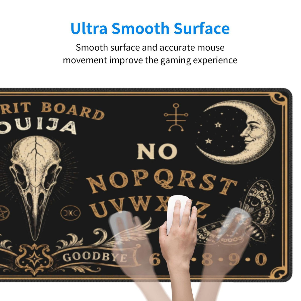 Sun and Moon Mystic Goth Witchy Mouse Pad Extended Large Gaming Mouse Pad XL Oversized Desk Pad
