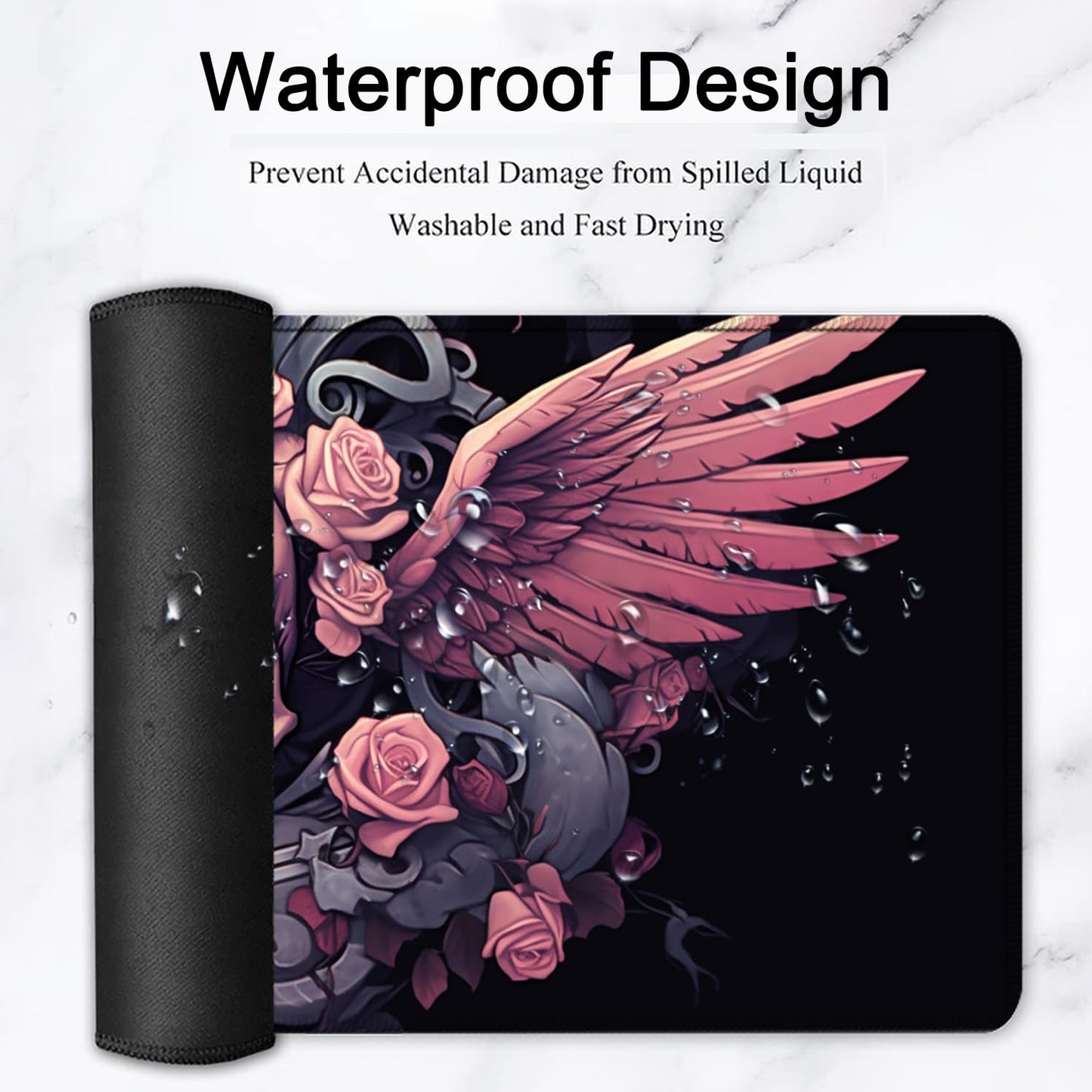 Large Mouse Pad, 31.5 x 11.8in Extended Gaming Mouse Pad with Stitched Edges, XXL Mousepad