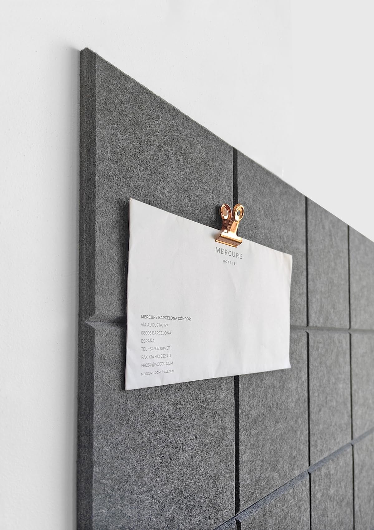 DECORITA Cork Board 24 x36 Alternative - 6 Pack Felt Wall Tiles with Safe Removable Adhesive Tabs
