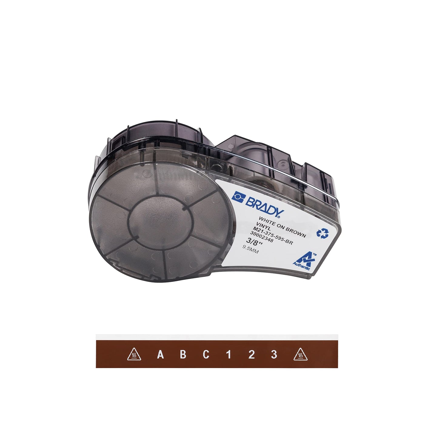 Brady Authentic (M21-375-595-BR) All-Weather Vinyl Label for Indoor/Outdoor ID, Lab and Equipment