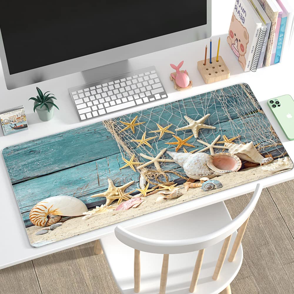 RTGGSEL 31.5x11.8 Inch Non-Slip Long Extended Large Gaming Mouse Pad with Stitched Edges XL Laptops