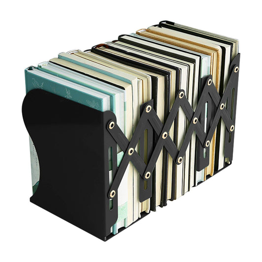 MSDADA Adjustable Bookends, Bookends for Heavy Book, Expandable Book Organizer for Office, School