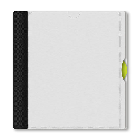 IQ+ iScholar 1-Subject Poly Cover Wirebound Notebook, College Ruled, 11 x 8.5 Inch Sheet Size, 100