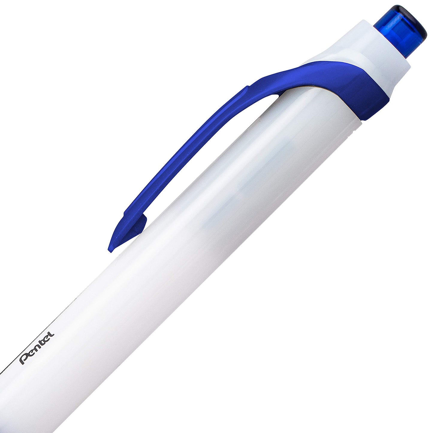 Pentel GlideWrite Ballpoint Pen with TechniFlo Ink, (1.0mm) Medium Line, Blue, Box of 12 (BX910-C)