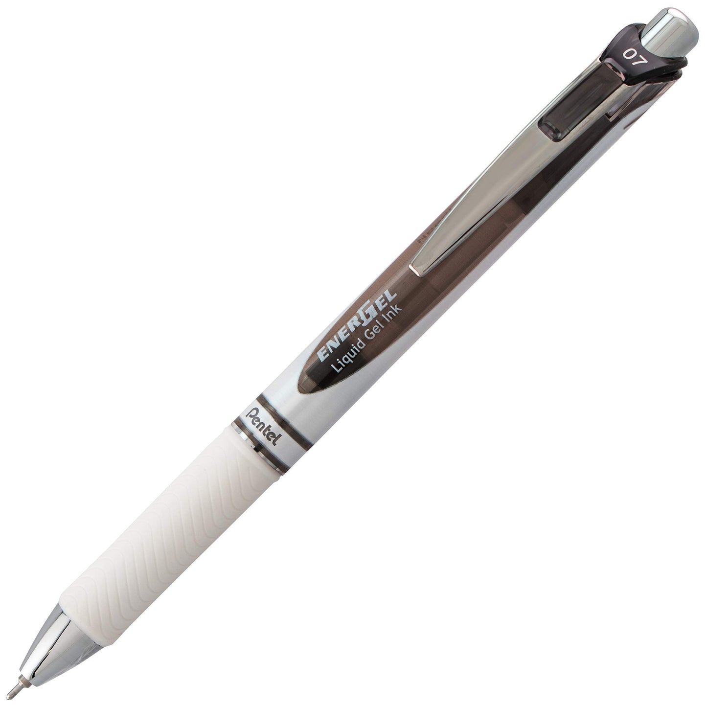 Pentel EnerGel Pearl RTX Retractable Liquid Gel Pen, (0.7mm), Medium Line, Needle Tip, Black Ink