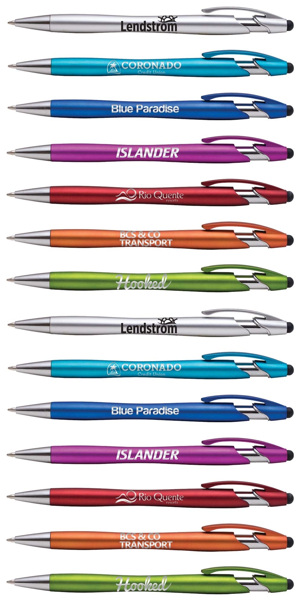 ExpressDesigns™ - The Beemer Ballpoint Pen w/Stylus Tip, Custom Personalized Black writing ink