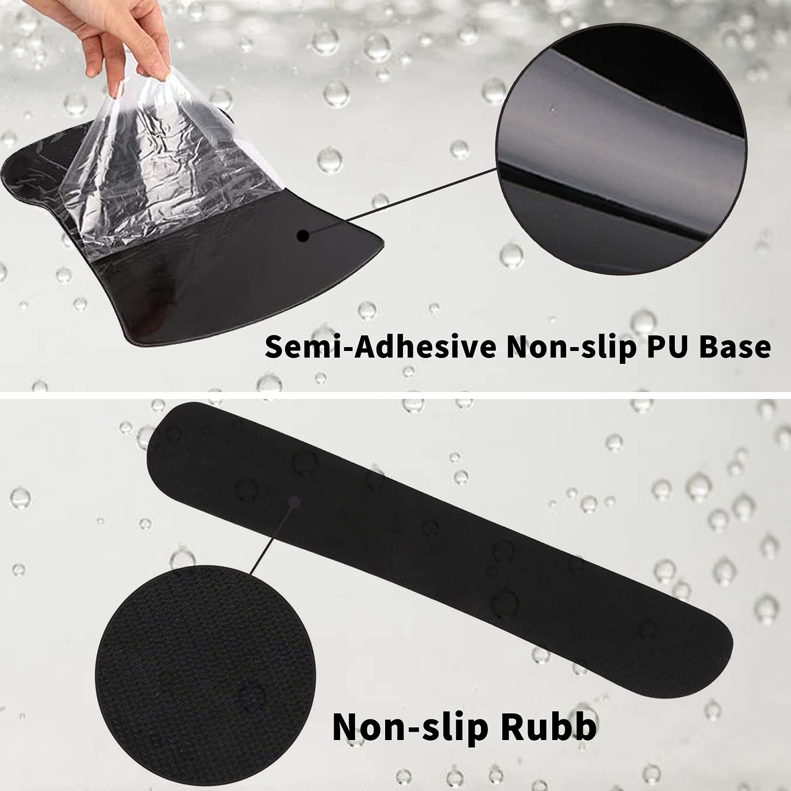 Keyboard Wrist Rest Pad and Ergonomic Gaming Mouse Pad with Wrist Support Set (with Cute Coasters)