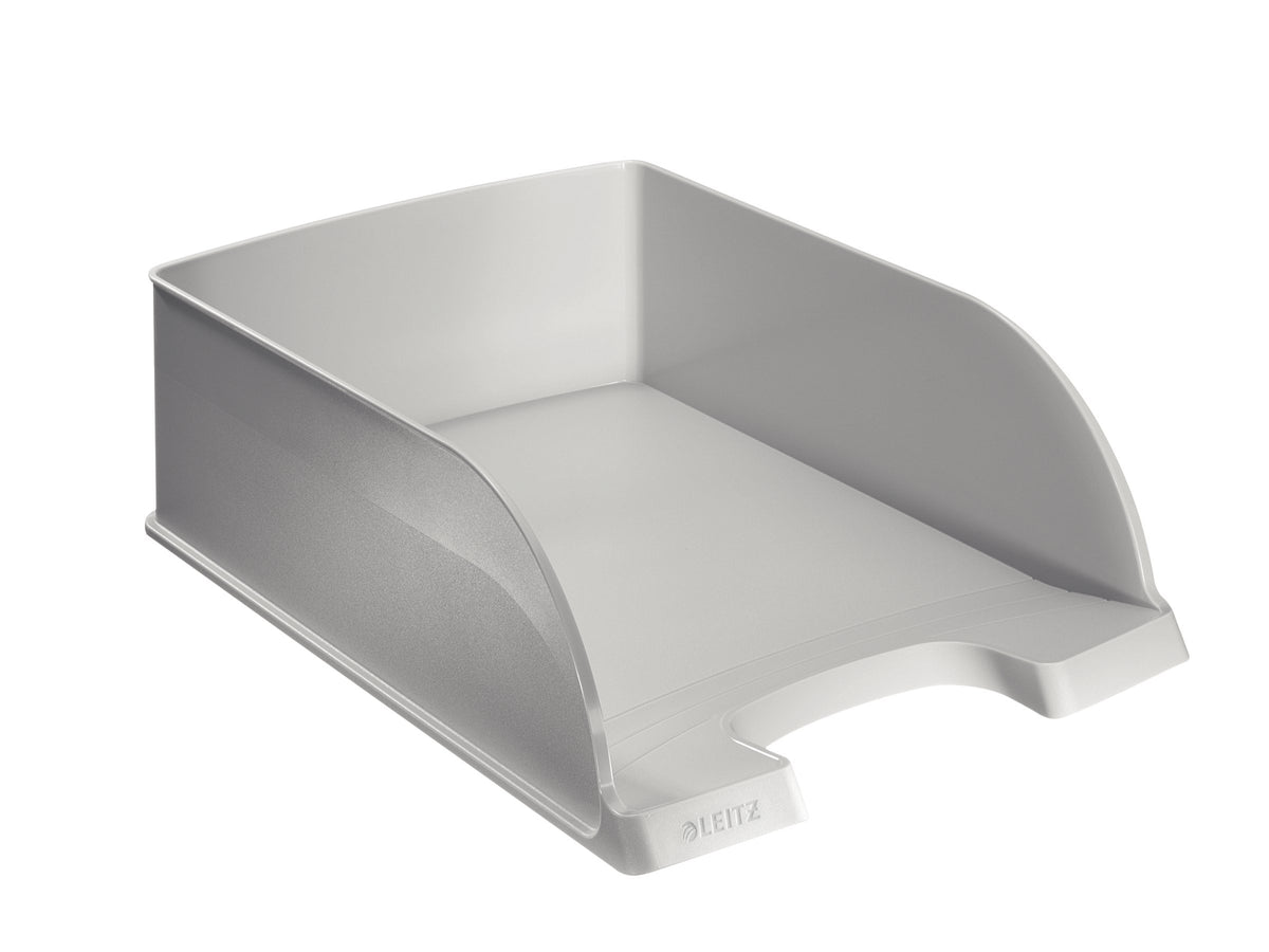 Leitz A4 Letter Tray, Jumbo, Grey, Plus Range, 52330085