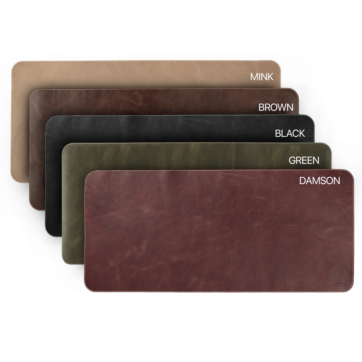Londo Top Grain Leather Extended Mouse Pad – Large Desk Mat for Office & Gaming, Smooth Writing