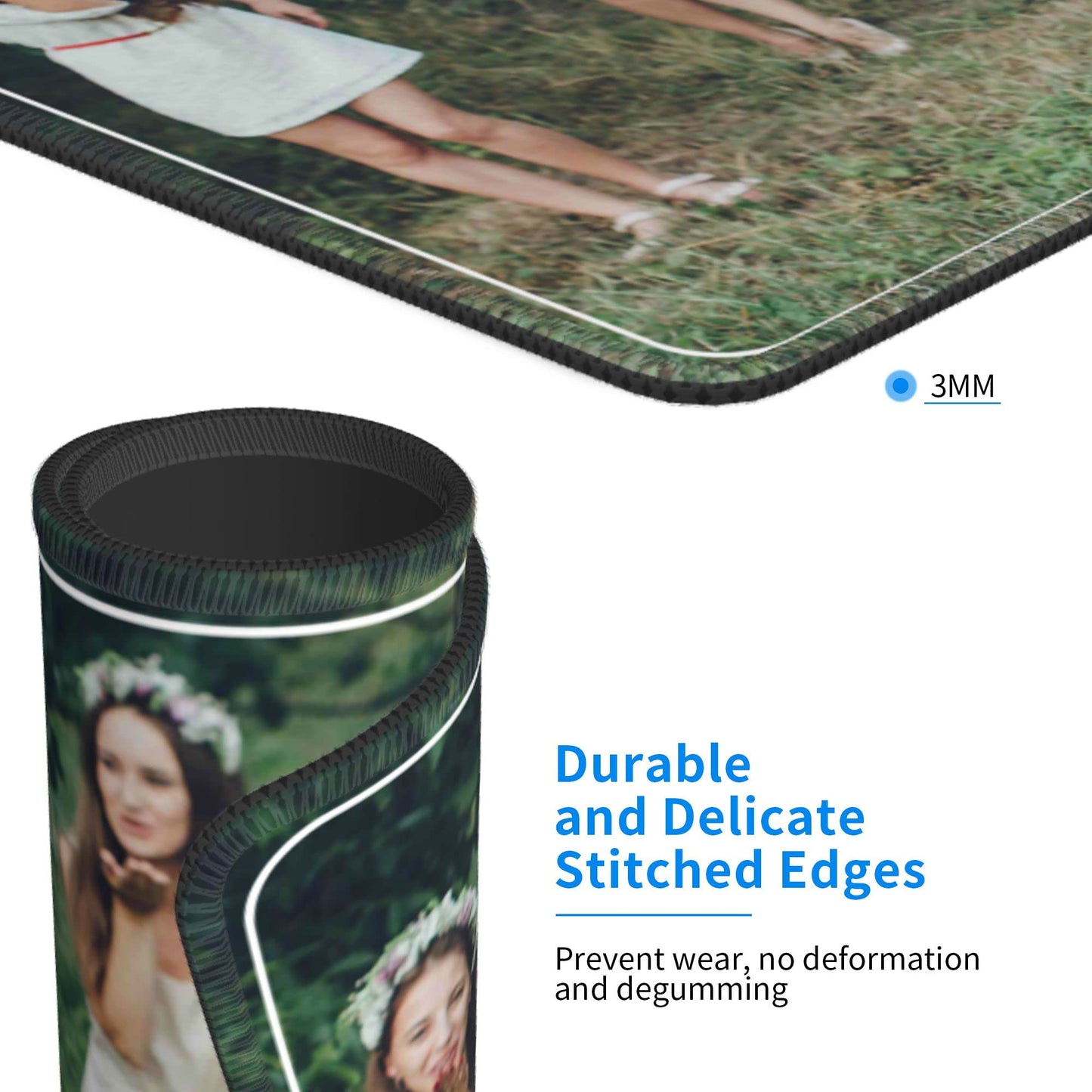 Custom Mouse Pad Personalized Photo Moues Pad with Your Image/Text for Office Gaming Computer Desk